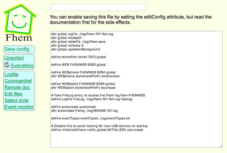 You can enable saving this file by setting the editConfig attribute, but read the documentation first for the side effects.