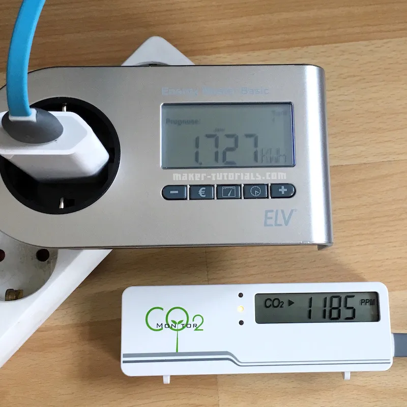 CO2-Messgerät AirCO2ntrol Stromkosten ELV Energy Master Basic 