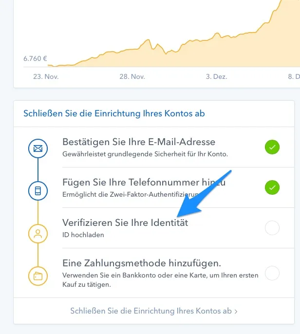 Verifizieren Sie Ihre Identität - coinbase binance tron ripple verge bitcoin ethereum einfach kaufen