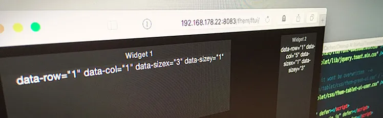 FHEM Tablet UI #3: Grundgerüst und Widgets anpassen (Anfänger)