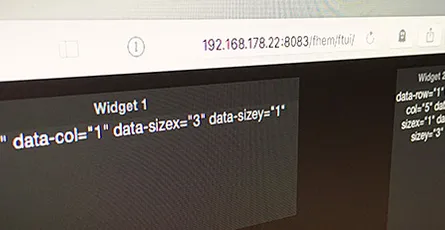 FHEM Tablet UI #3: Grundgerüst und Widgets anpassen (Anfänger)