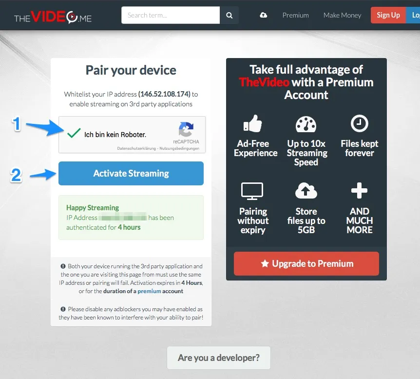 xStream openload thevideo pair stream
