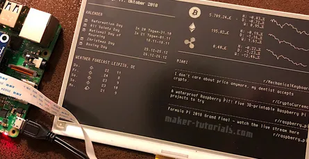 MagicMirror 7.5 eInk/ePaper Bilderrahmen mit einem Raspberry Pi Zero W #1