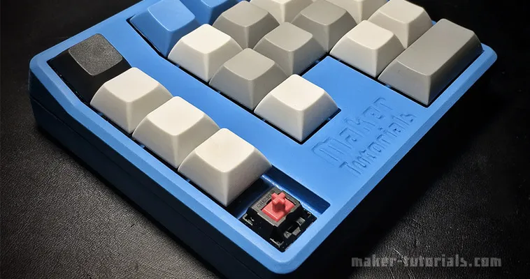Gamepad/Macro Pad mit Mechanische Cherry MX Tasten 3D drucken - Arduino Pro Micro