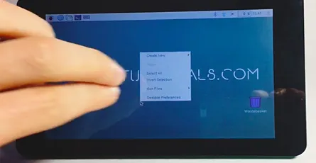 Raspberry Ri Touch Screen setup right click with twofing - Raspbian Jessie