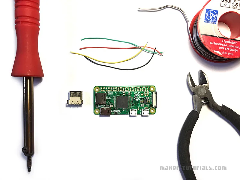Raspberry Pi Zero USB Type-A Buchse Female add erweitern anlöten