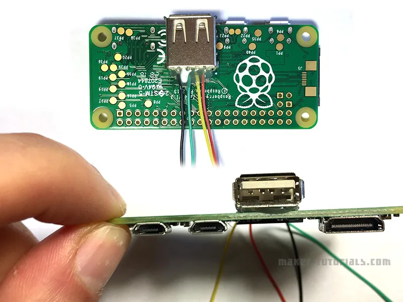 Raspberry Pi Zero USB Type-A Buchse Female add erweitern anlöten