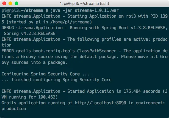 Streama Netflix video stream self hosted Raspberry Pi Debian Linux